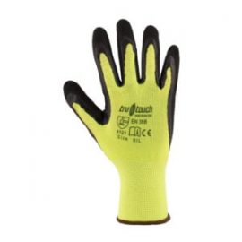 Rebel Tru Touch Hi Viz Sandy Nitrile Gloves Gloves