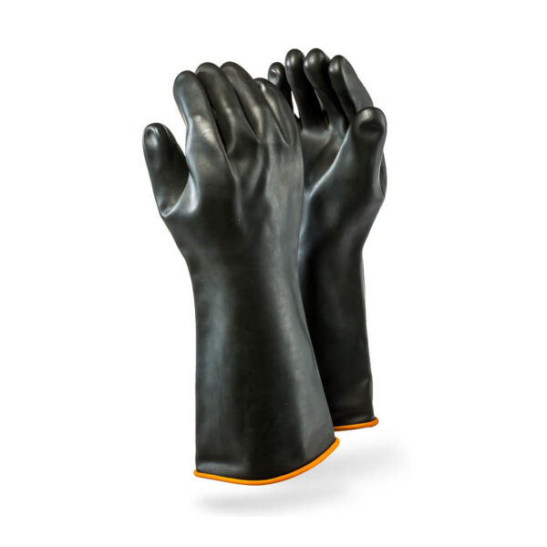 rubber glove - elbow 40cm length